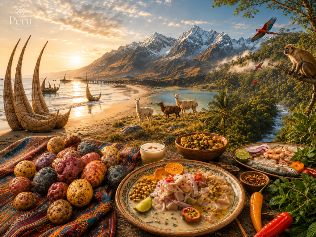 Discover Peru, Food nd History